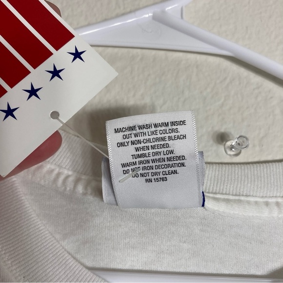 NWT Kohls Vintage America TShirt - White - Size XL - Picture 4 of 6